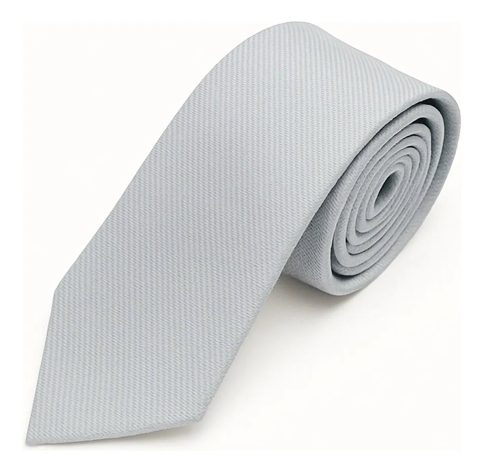 Gravata Cinza Claro Magnific