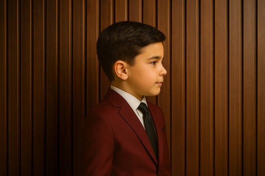 Terno Italiano Vermelho Bordô