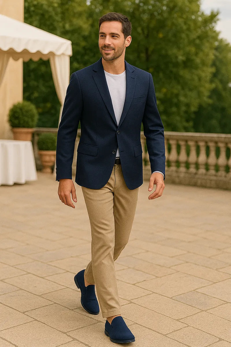 Sapato Azul Escuro Camurça